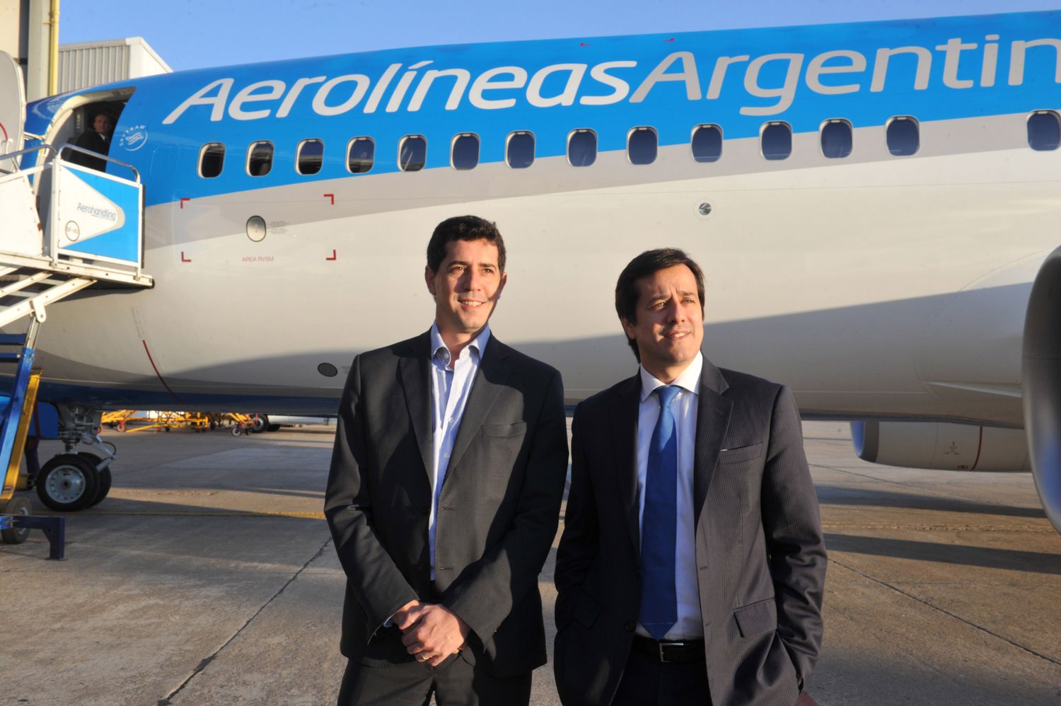 Aerolíneas Argentinas presentó un nuevo avión