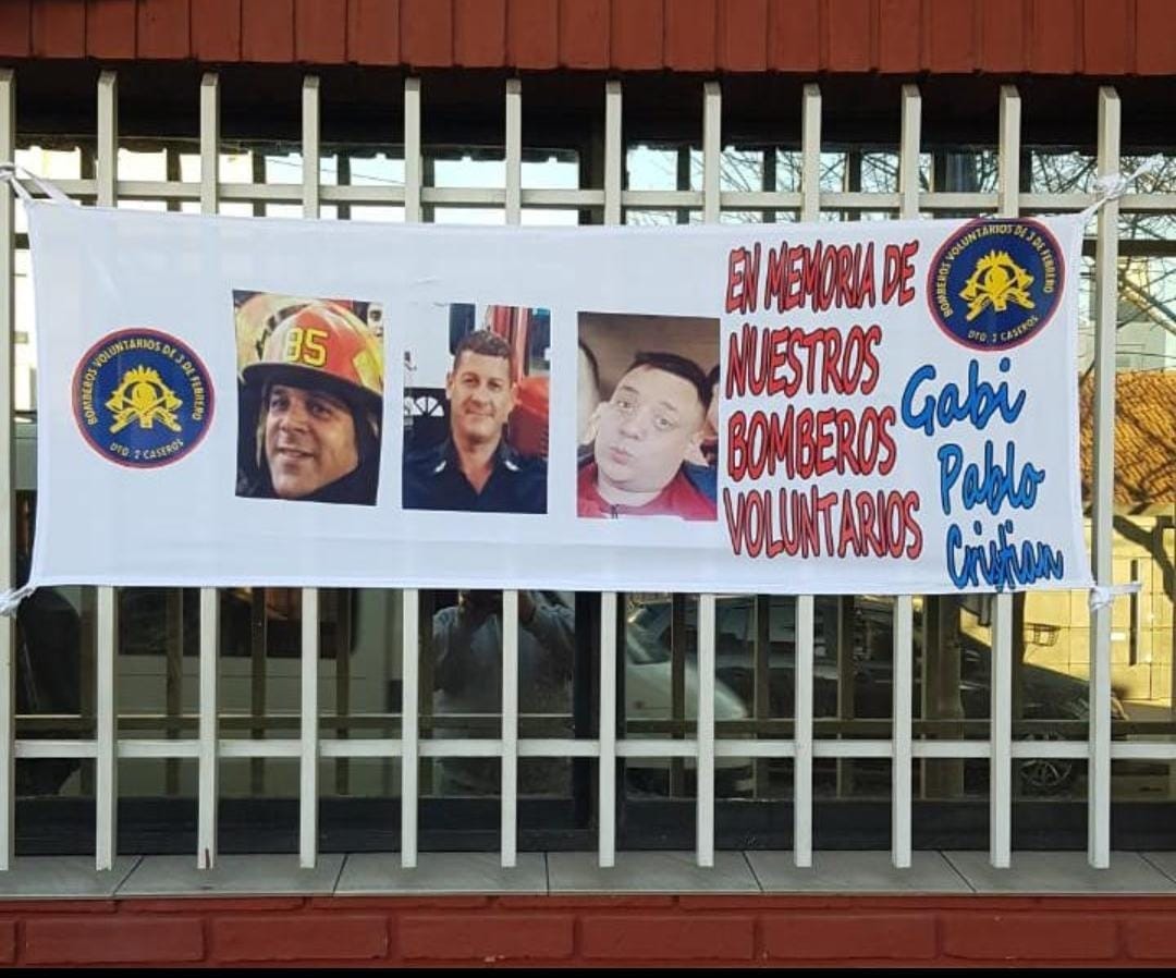 A un año de la muerte de los tres bomberos en Tres de Febrero, sus familias exigen Justicia