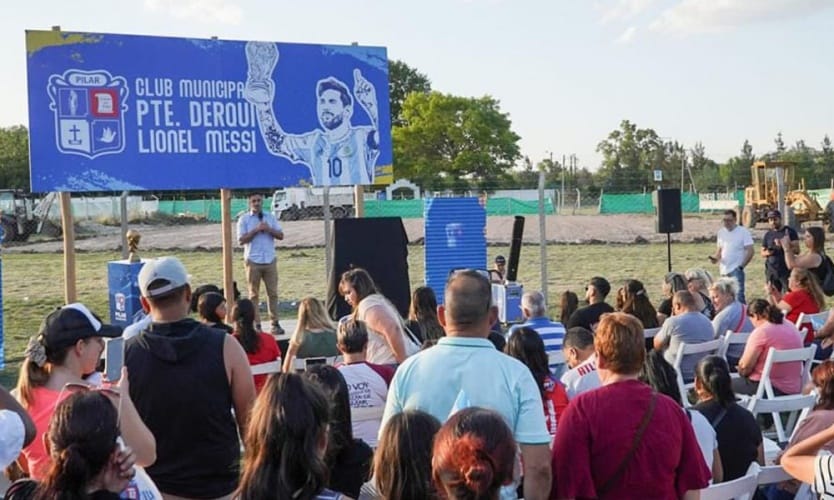 Pilar: El nuevo Club Municipal llevará el nombre de Lionel Messi