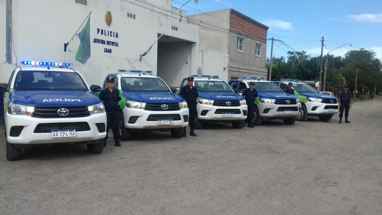 Luján: Cinco patrulleros nuevos para la Policía Bonaerense 