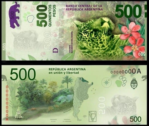 En julio entran en circulación los billetes de 500 pesos
