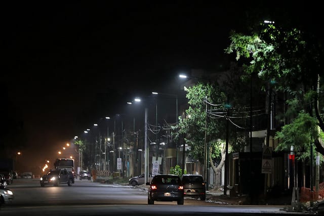 San Isidro: Colocaron nuevas luminarias led en Boulugne 
