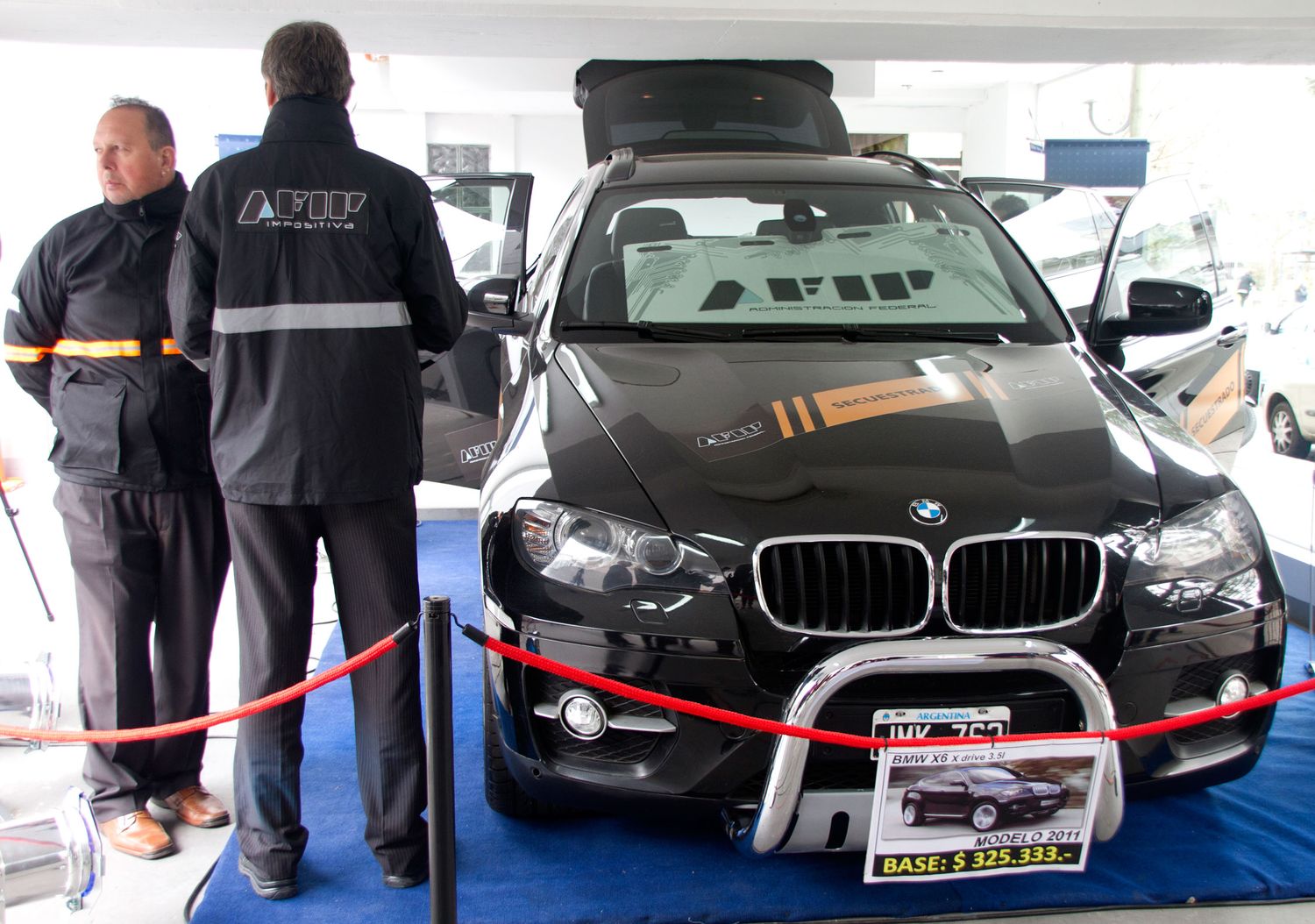 AFIP remató en $644 mil la camioneta BMW de Leonardo Fariña