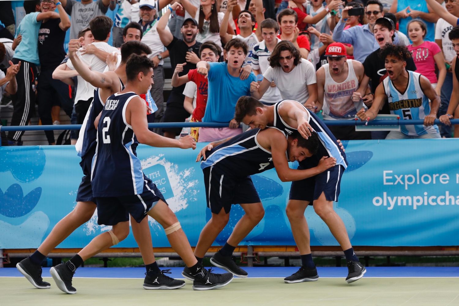 Buenos Aires 2018: Con dos bonaerenses, Argentina ganó la medalla de oro en básquet 3x3