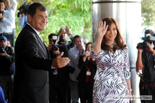 Cristina inaugura la sede "Néstor Kirchner" de Unasur en Ecuador