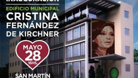 Ferraresi inaugurará el edificio "Cristina Fernández de Kirchner"