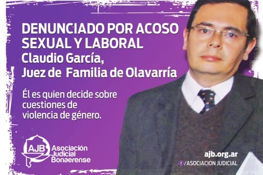 Olavarría: Tras ser denunciado por acoso, apartaron preventivamente al juez Claudio García
