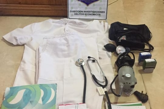 Berazategui: Detienen a médico “trucho” que usaba matrículas oficiales