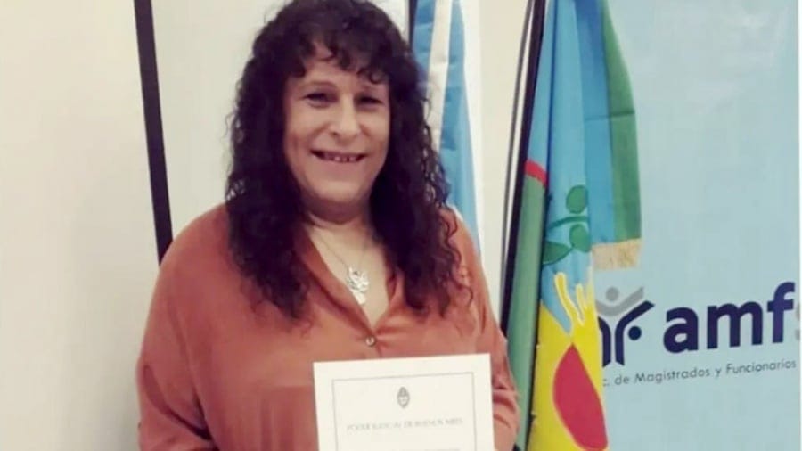 Juró la primera funcionaria trans en el Poder Judicial Bonaerense