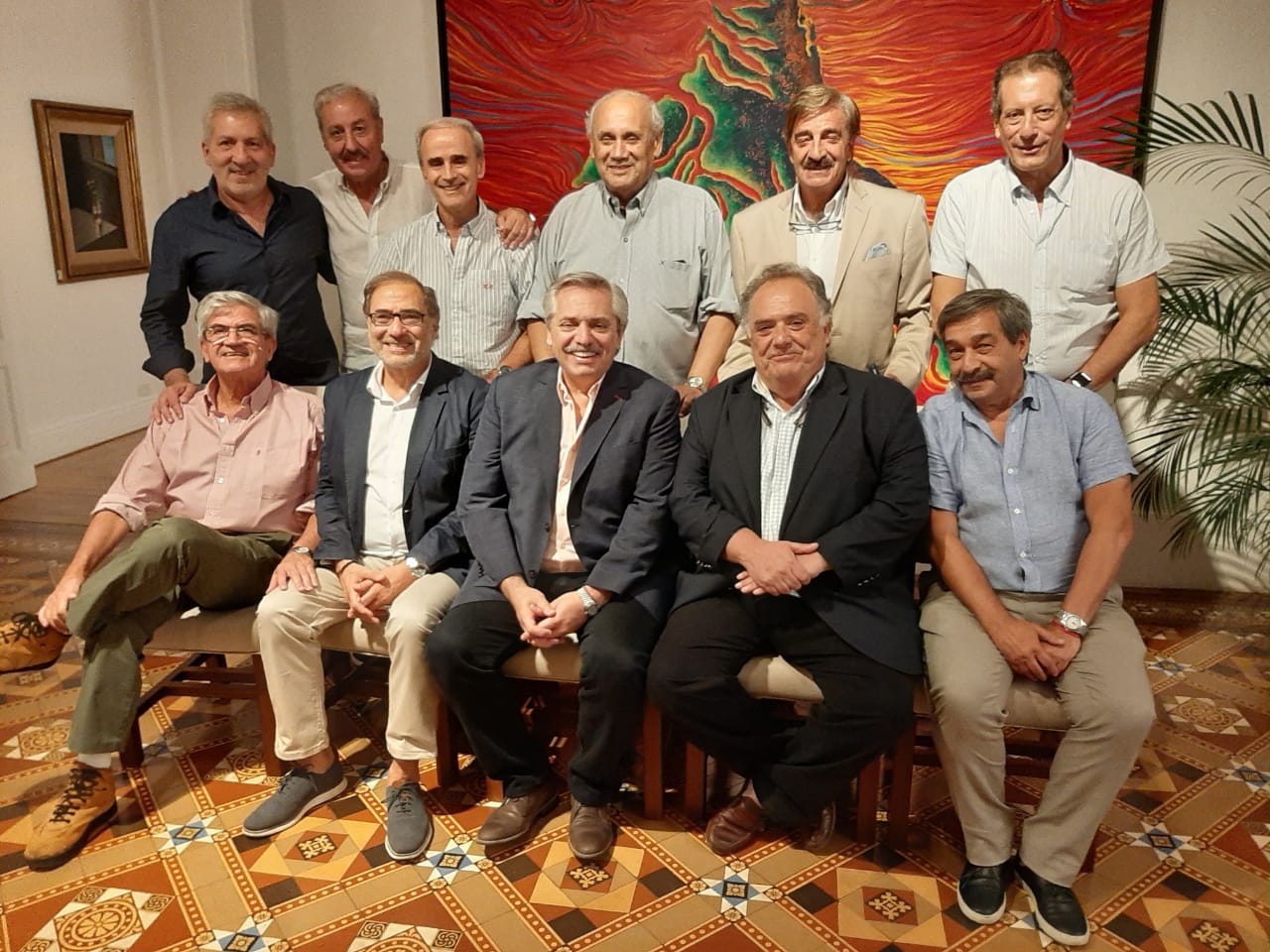 Alberto Fernández cenó con amigos en Olivos para despedir a los nuevos embajadores en Estados Unidos y Uruguay
