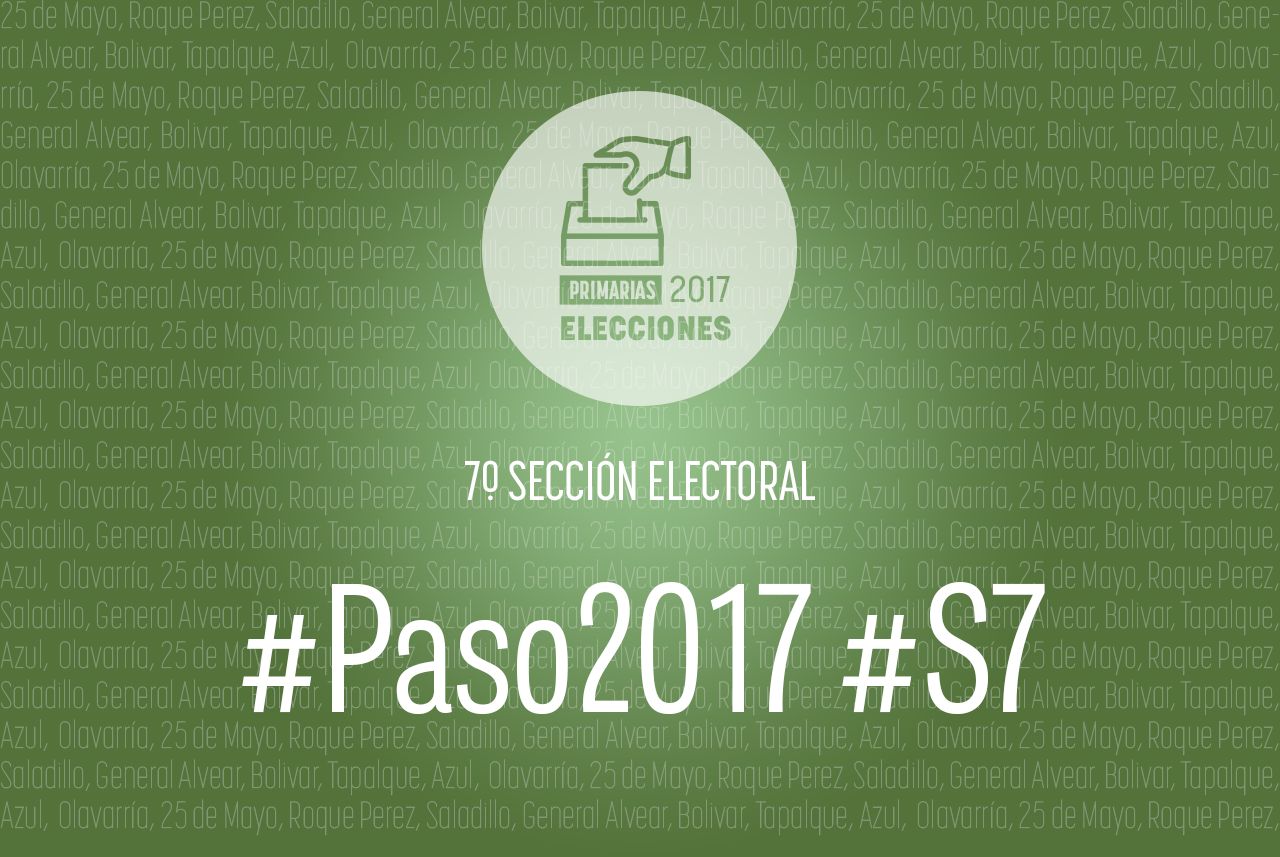 Elecciones PASO 2017: La Séptima Sección elige senadores, concejales y consejeros escolares