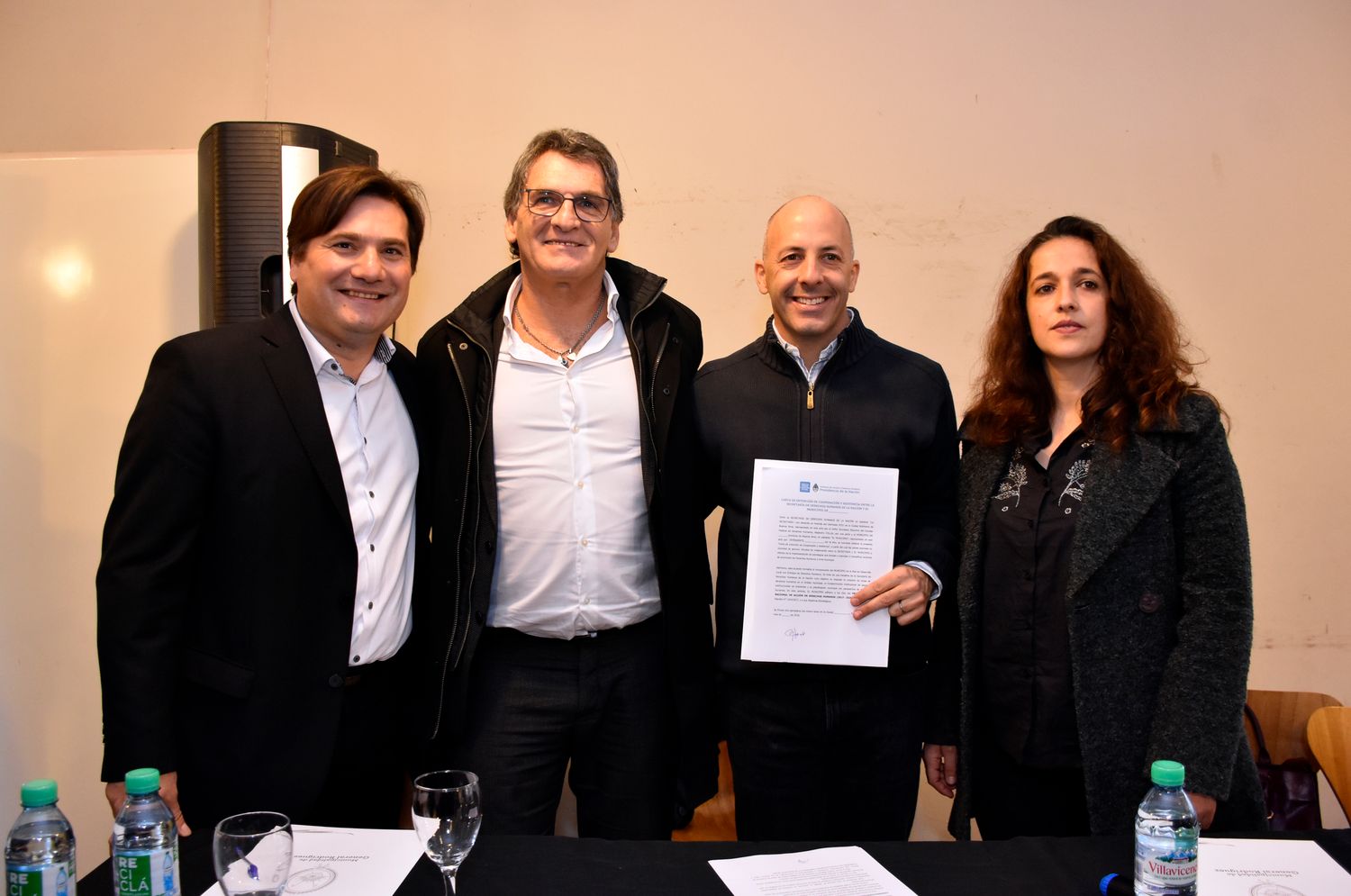 General Rodríguez: Kubar y otros siete jefes comunales firmaron convenios con secretaría de DDHH y el INADI