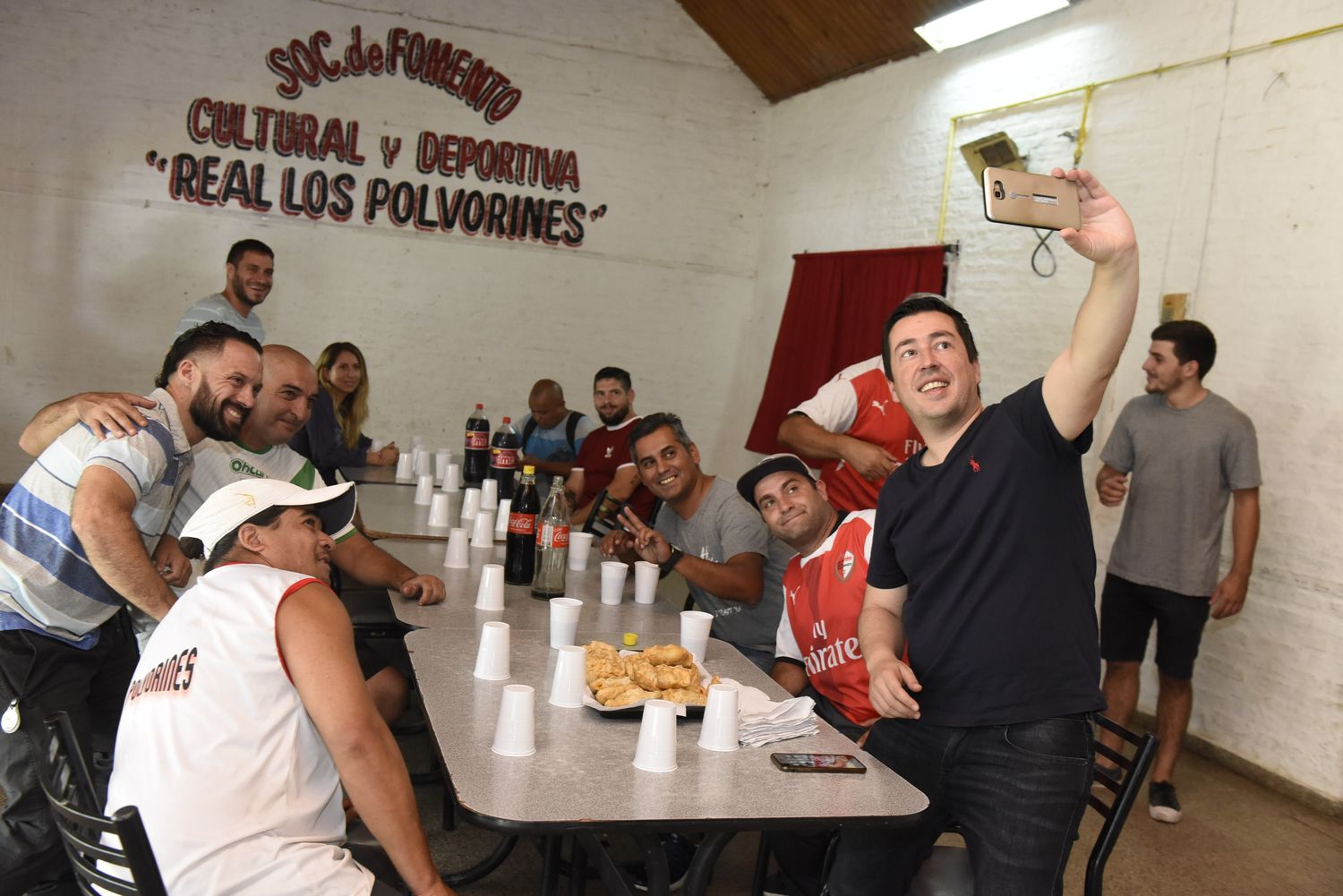 Malvinas Argentinas: El intendente Nardini visitó el club "Real Los Polvorines" y le plantearon sus necesidades