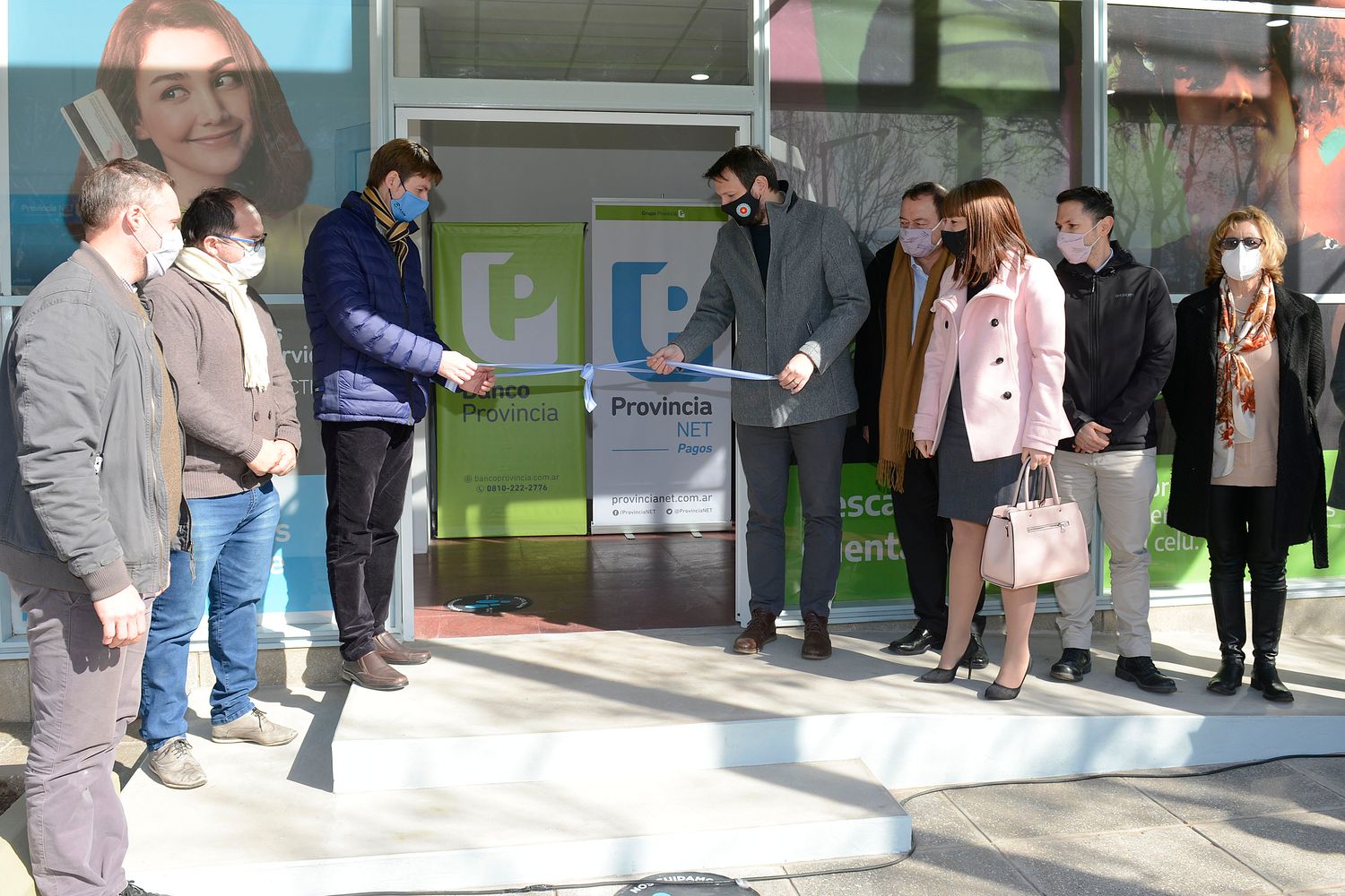 Alberdi: Inauguran nuevo centro de servicios integrado de Banco Provincia y Provincia NET