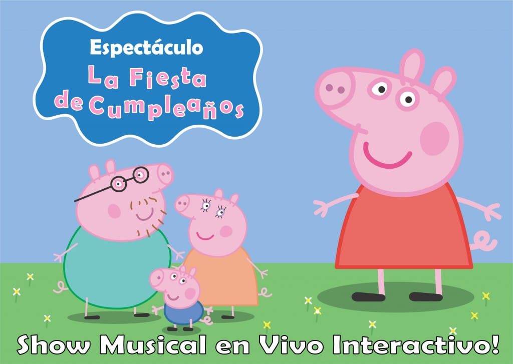 Gonzales Chaves: Peppa Pig llega al Teatro Municipal