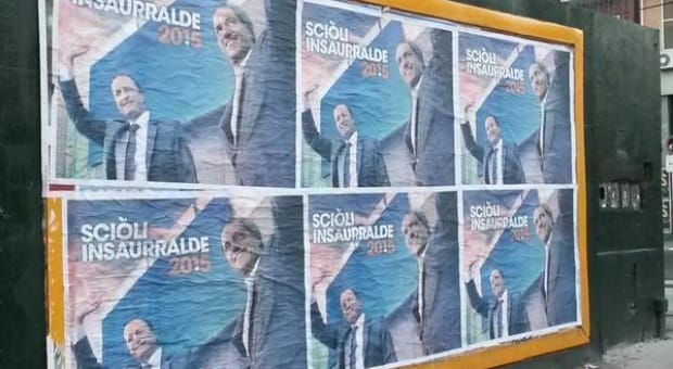 Elecciones 2015: Insaurralde liga su campaña a la de Scioli con afiches