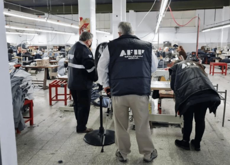 Pergamino: La AFIP inspeccionó talleres textiles y detectó un 40% de irregularidad laboral