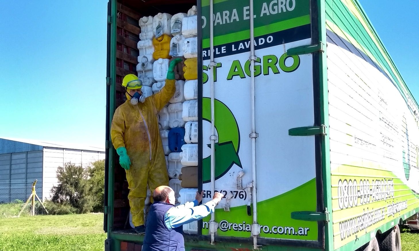 Agroquímicos en Necochea: Cerró la campaña de recolección de envases vacíos