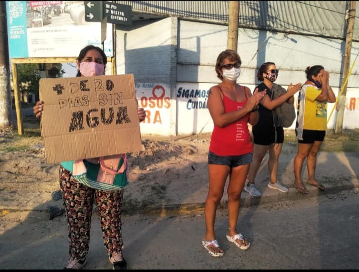 Piden declarar la emergencia sanitaria por la falta de agua en Berazategui