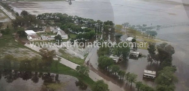 Inundación en General Villegas: Más del 50 por ciento del distrito está bajo agua