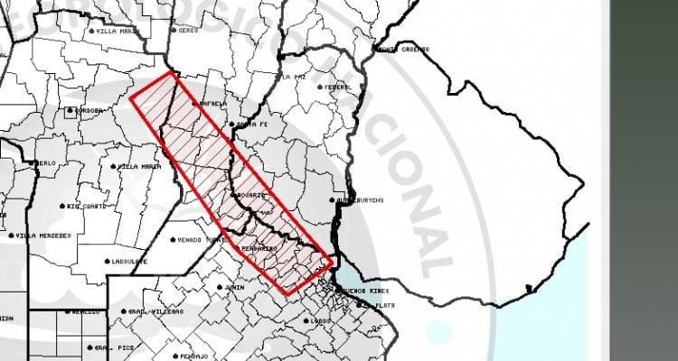 Nuevo alerta meteorológico en la Provincia: Anuncian tormentas y granizo
