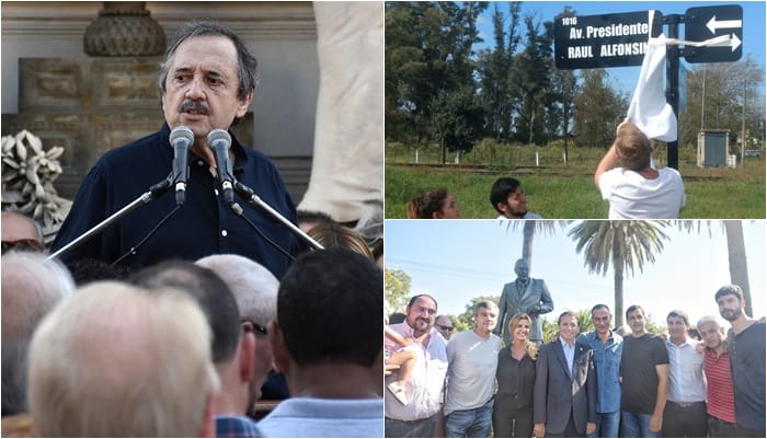 Múltiples homenajes a Raúl Alfonsín a 10 años de su fallecimiento