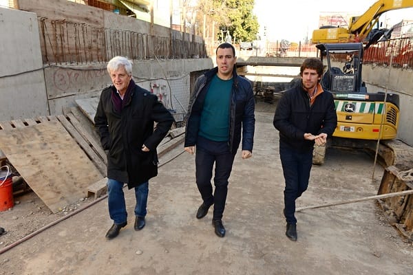 San Fernando: Andreotti visitó la obra del Túnel de la Ruta 202