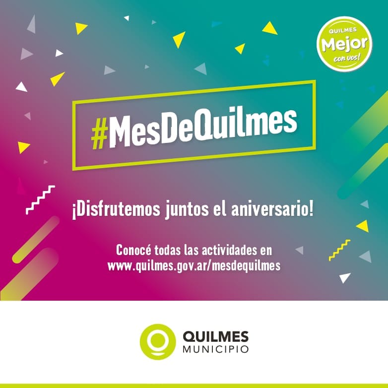 Quilmes celebra su 353° aniversario con múltiples actividades 