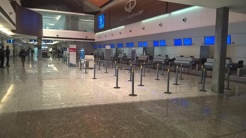 #ParoNacional: Adhesión total en aeropuertos  