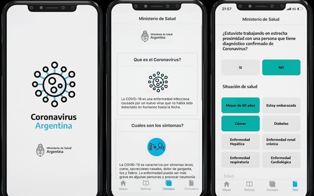 Cómo funciona la app de autotest de síntomas de Coronavirus del Ministerio de Salud
