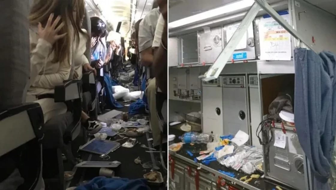 Turbulencias en vuelo de Aerolíneas Argentinas que arribó a Ezeiza desde Madrid: Pánico y 12 heridos