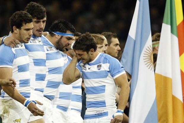 Lágrimas y emoción: Así cantaron Los Pumas el Himno argentino en Cardiff