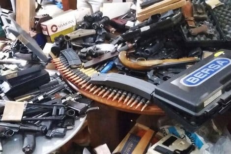 Campana: Confiscaron más de 100 armas provenientes de Estados Unidos