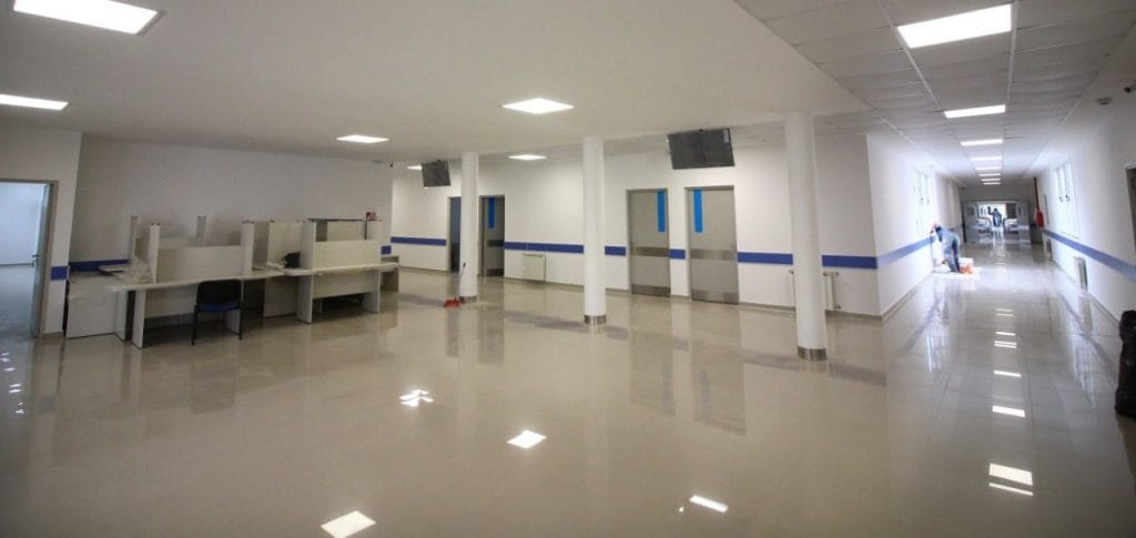 Así está quedando el nuevo Hospital de La Costa, en Santa Teresita, pronto a inaugurarse
