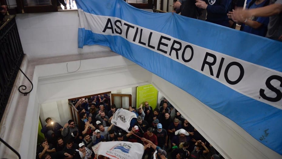 Toma del Ministerio de Economía: Dos sindicalistas a indagatoria por la protesta de Astillero Río Santiago