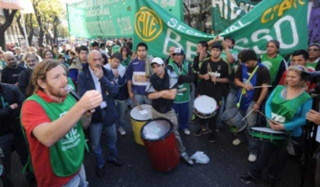 ATE pide a Vidal reapertura de paritarias y convocó a "jornada de lucha" para el martes