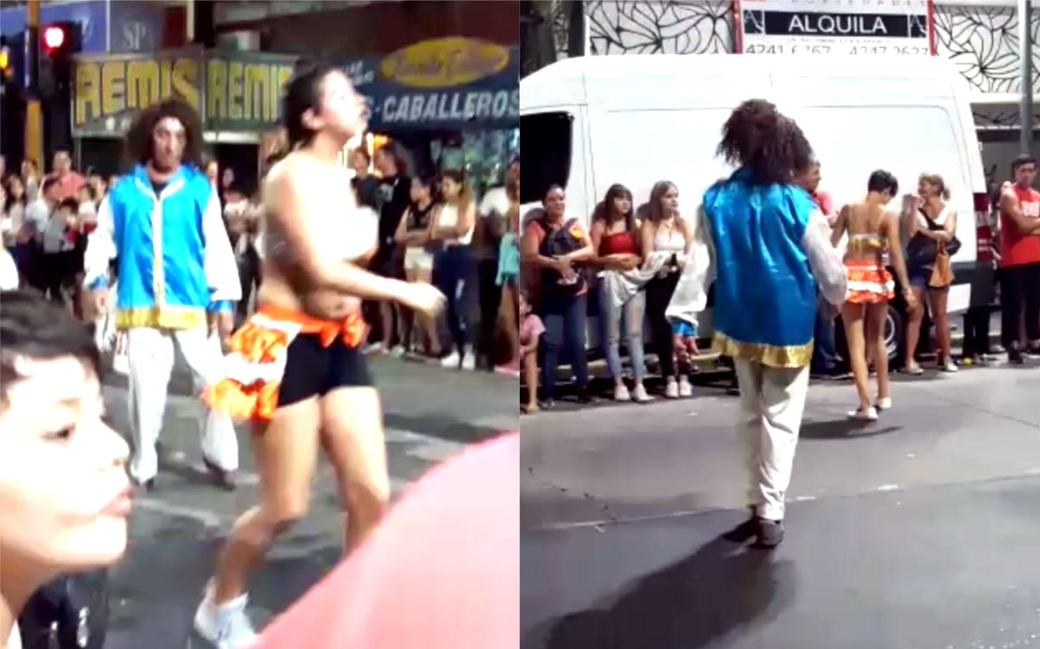 Atracción insólita: El video de los carnavales de Lanús que se hizo viral en las redes sociales