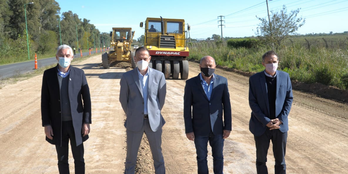 Iniciaron las obras de la Autovía Rivadavia: Beneficiará la conexión con el puerto de La Plata