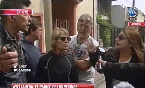 Avellaneda: Protesta por inseguridad en la casa de la exesposa de Ferraresi