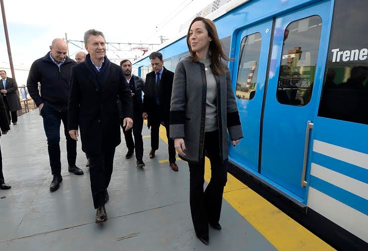 Vidal y Macri inauguraron la electrificación del Tren Roca