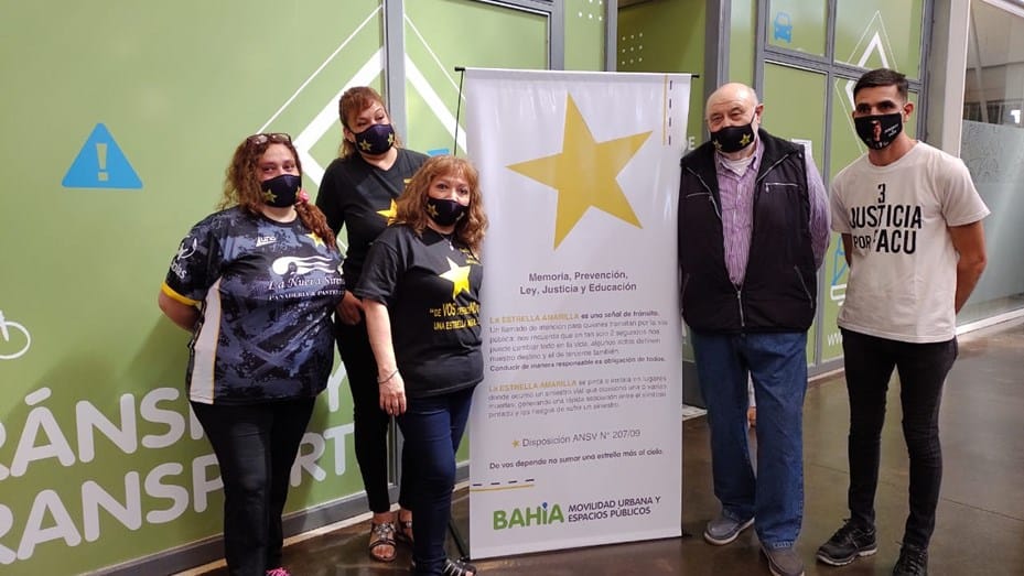 Día de las Víctimas de Tránsito: En Bahía Blanca, la Estrella Amarilla será incorporada como señal de tránsito