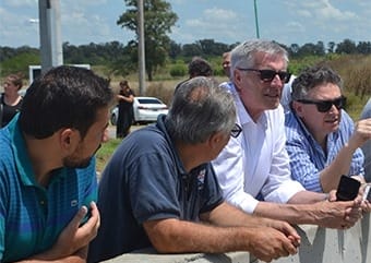 General Belgrano: Dinápoli preocupado por evitar inundaciones se reunió con titular de Hidráulica