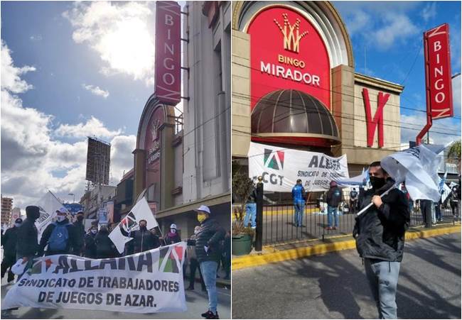 Trabajadores de bingos organizaron ollas populares para reclamar pago de salarios adeudados