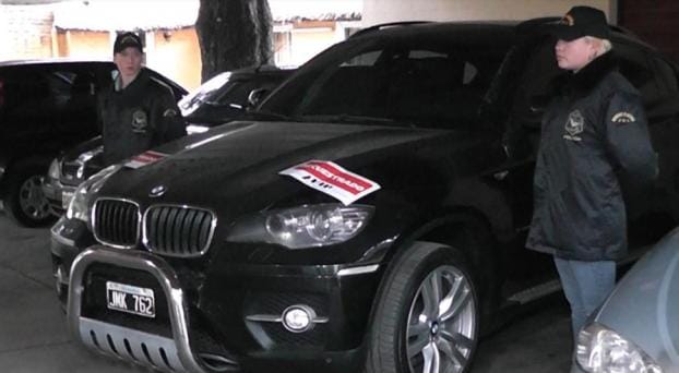 Hallaron una camioneta BMW de Fariña en un operativo antinarco