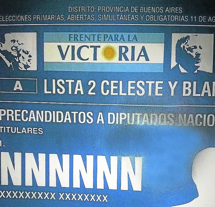 Elecciones 2013: Impugnaron el uso de las imágenes de Perón y Evita en las boletas del Frente para la Victoria