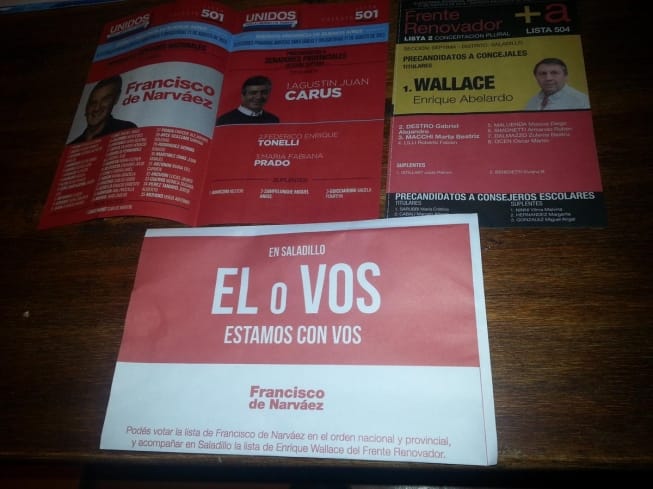 Elecciones PASO 2013: Un candidato de Massa hizo campaña por De Narváez en Saladillo