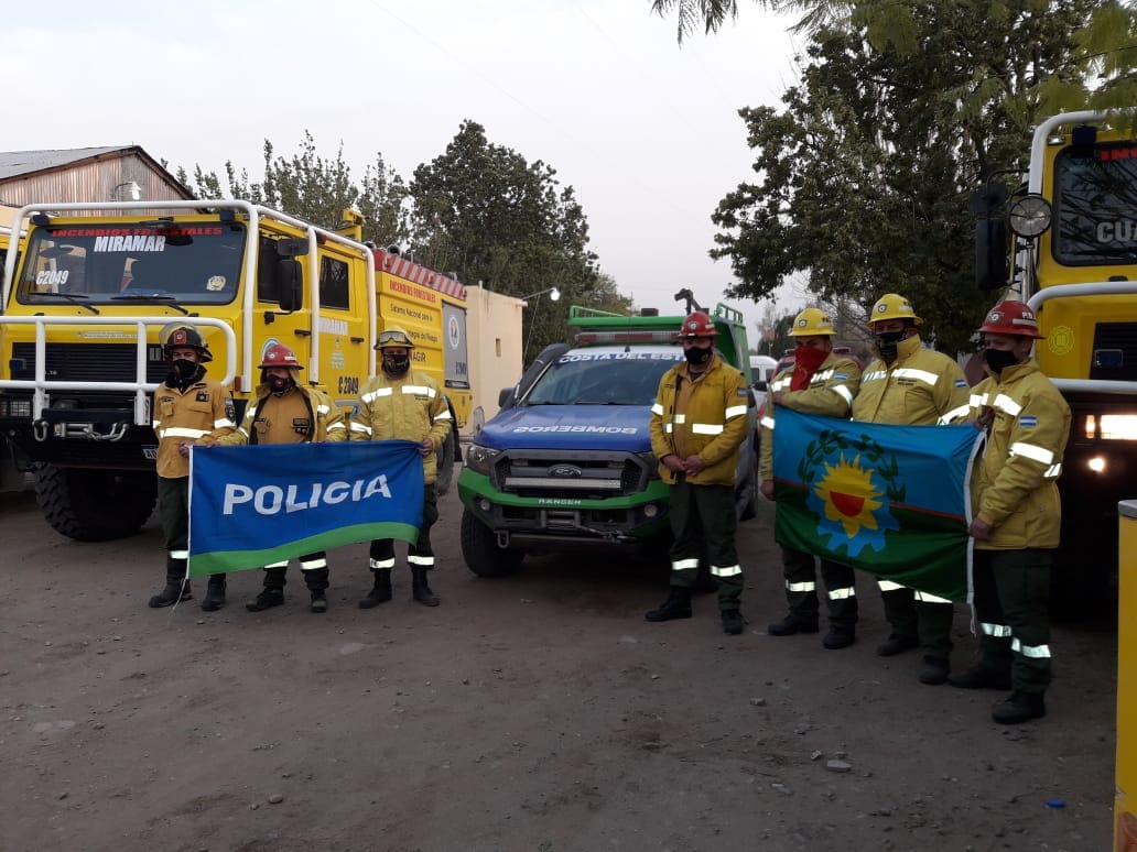 Incendios forestales: Provincia de Buenos Aires zafa por el momento y manda bomberos a Córdoba