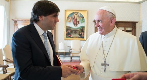 Bossio se reunió con el Papa Francisco