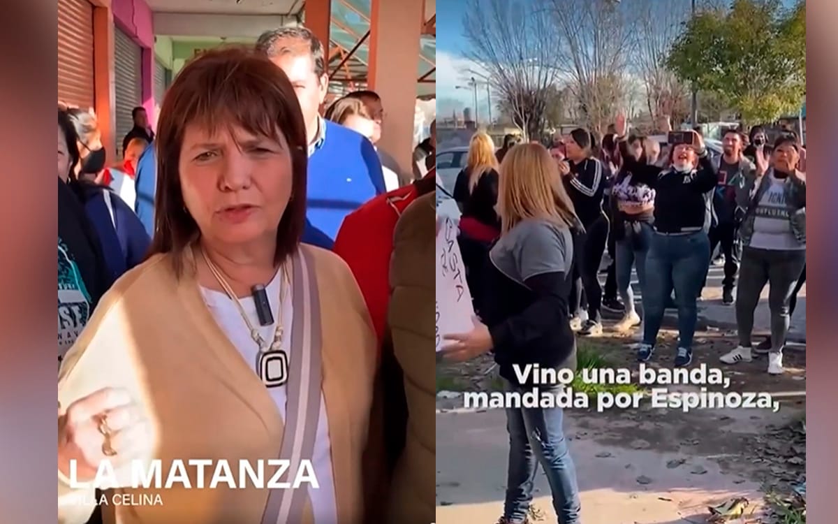 La Matanza: Patricia Bullrich denunció a una patota “mandada por Espinoza”