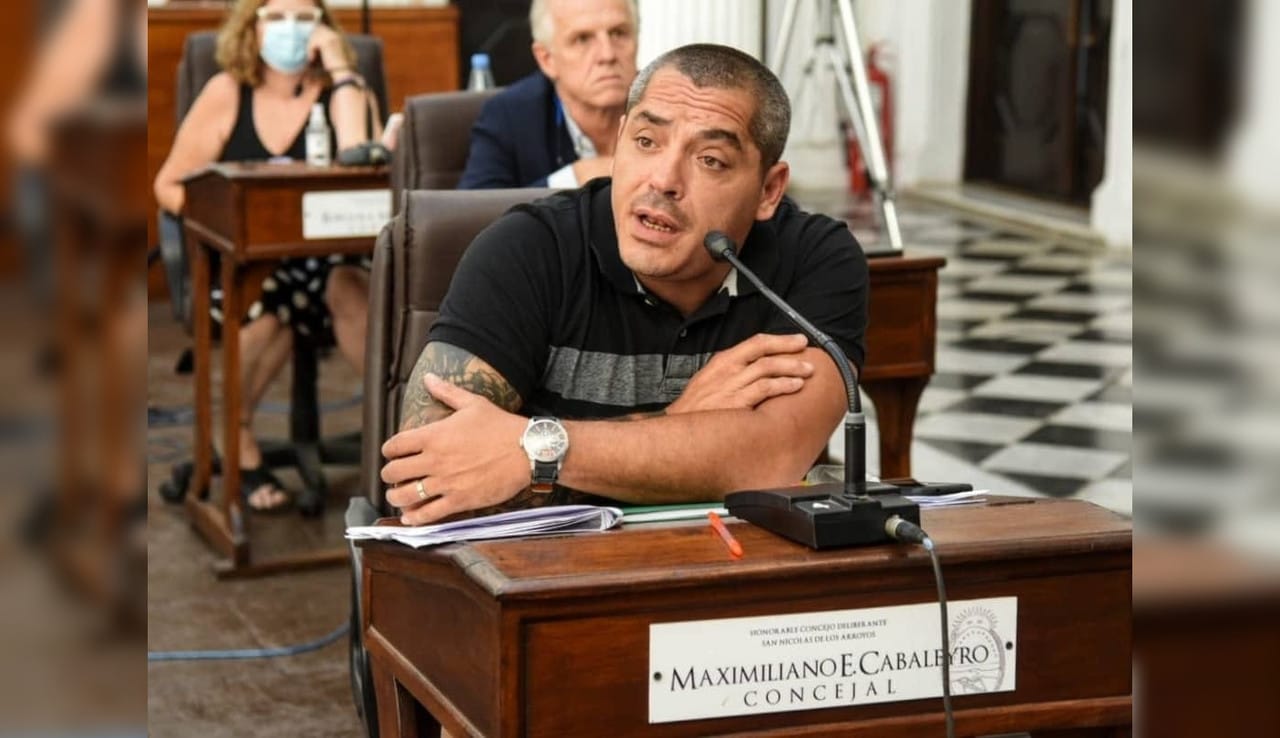 San Nicolás: Suspendieron en forma preventiva al concejal Maximiliano Cabaleyro quien está detenido desde 2022